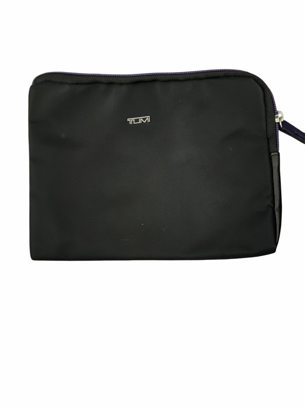 Tumi Black Nylon Toiletry Pouch with Subtle Logo